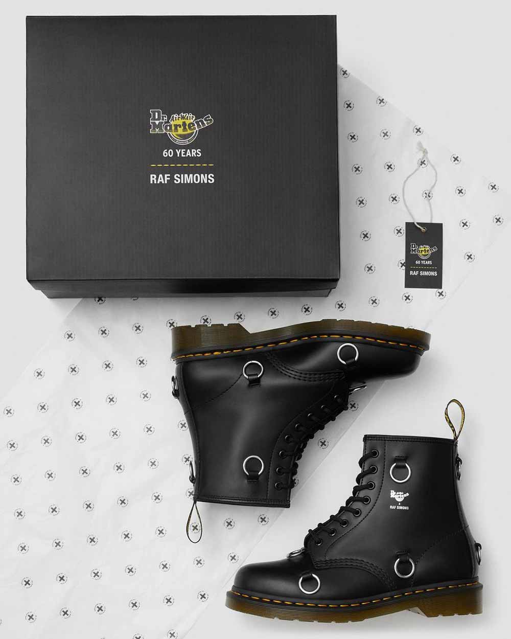 Dr. Martens and Raf Simons 60th anniversary collaboration